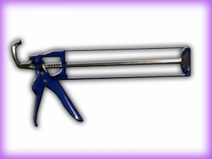 pistola aplicadora esqueleto azul adhesil